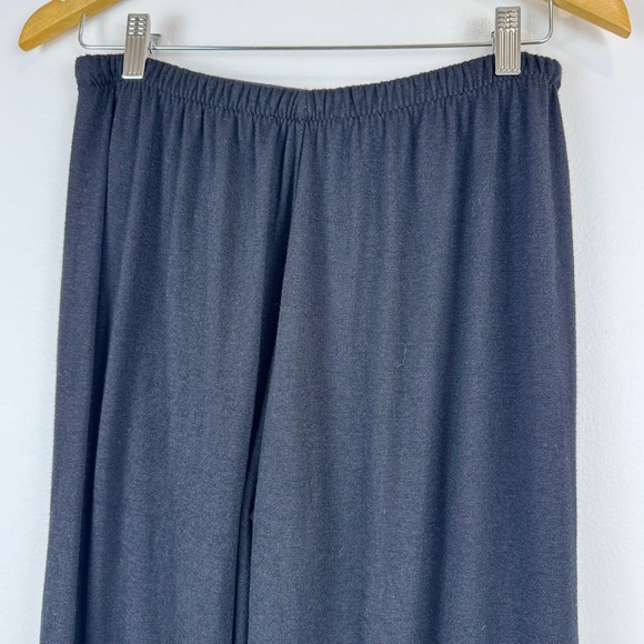 Vince Black Wide Leg Pants Women's M Elastic Waist Rayon Blend Minimalist - Picture 9 of 16